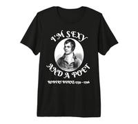 Robert Burns T Shirt, Burns Night Clothing, Robbie Burns Top Premium T-Shirt