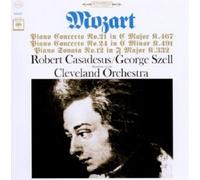 ROBERT CASADESUS - W.A. MOZART-KLAVIERKONZERTE 21 & 24,KLAVIERSONATE 12; CD NEW