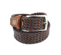 Robert Charles Leather belt braided brown and blue - blue