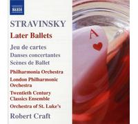 Robert Craft - Later Ballets: Jeu de Cartes Danses Concertantes [New CD]