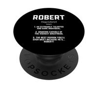 Robert Definition Funny Talented Great Bob Cosplay Roberts PopSockets Adhesive PopGrip