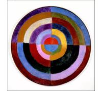 Robert Delaunay Poster and Prints Abstract Wall Art Color Picture《Premier Disque》Robert Delaunay Canvas Painting For Parlor Decor 60x60cm Unframed
