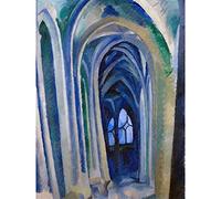 Robert Delaunay Saint Severin Large Wall Art Print Canvas Premium Poster Mural