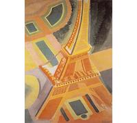 Robert Delaunay Scenery Poster Color Prints Abstract Wall Art Picture《Eiffel Tower》Robert Delaunay Canvas Painting For Parlor Decor 60x90cm Unframed