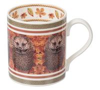 Robert E Fuller Hand Decorated Fine Bone China Mugs Inspired by British Wildlife | Animal Mugs Dishwasher & Microwave Safe - 400 ml (Mug | Hedgehog)