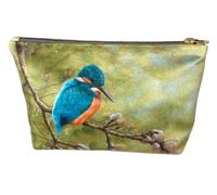 Robert E Fuller Kingfisher Luxury Velvet Cosmetic Bag