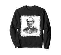 Robert E Lee Civil War Confederate General Portrait Art Sweatshirt