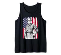 Robert E Lee Civil War Confederate General Portrait Art Tank Top