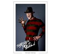 Robert Englund - Freddy Krueger - A Nightmare On Elm Street Signed 12x8 Inch Photo Print With Pre Printed Signature Autograph Gift Wall Art, Artwork