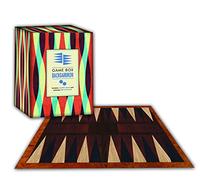 Robert Frederick Backgammon Set in FOLD-Out Game Box-Geometric, Assorted, 50 x 30 x 10 cm