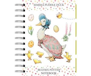 Robert Frederick Beatrix Potter A5 Tabbed Wiro Hardback Notebook (Jemima Puddle-Duck)