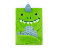 Robert Frederick Dinosaur Plush Notebook - Soft A5 Lined Journal for Kids with Cuddly Cover - Fun Dinosaur Design & 80gsm Paper