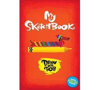 Robert Frederick Draw With Rob: A5 Artist Sketch Pad from Art Activity Book Author Rob Biddulph, White