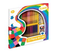 Robert Frederick Elmer Children's 53 Piece Art Set - Includes Felt-Tip Pens and Crayons