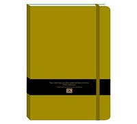 Robert Frederick Large PU Journal with Black & Gold Foil Bellyband - Gold, Assorted