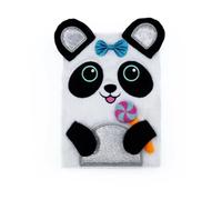 Robert Frederick Panda Plush Notebook | Soft A5 Lined Journal for Kids with Cuddly Cover | Fun Stationery Gift