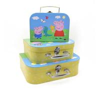 Robert Frederick Peppa Pig Children's Triple Carry Case Set - 3 Sizes