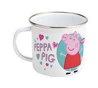 Robert Frederick Peppa Pig Enamel Mug - Time to Party Design, White