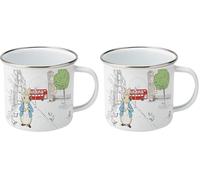 Robert Frederick Peter Rabbit Enamel Mug (Pack of 2)