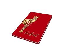 Robert Frederick Premium B5 Lined Notebook Journal Stand Out Zebra Design