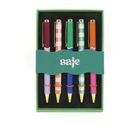 Robert Frederick Saje Mixed Design Ballpoint Pens in Gift Box - Set of 5 Pens