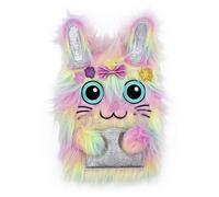 Robert Frederick Scruffy Rabbit Plush Notebook | Soft A5 Lined Journal for Kids with Cuddly Cover | Fun Stationery Gift