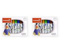 Robert Frederick Set of 8 Jumbo Marker Pens for Children Paddington Design - Perfect for Ages 3 Years Upward (Pack of 2)
