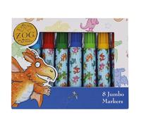 Robert Frederick Set of 8 Jumbo Marker Pens for Children Zog Design - Perfect for Ages 3 Years Upward