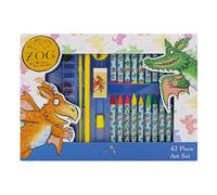 Robert Frederick Zog Children's 42 Piece Art Set For Ages 3 to 8 Years - Includes Paints and Crayons