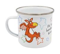 Robert Frederick Zog Enamel Mug | Colourful Julia Donaldson Design | Durable 320ml Camping Mug | Dishwasher Safe Gift for Fans of Zog & Julia Donaldson