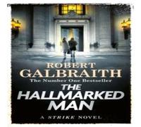 Robert Galbraith The Hallmarked Man Hardback Book in White Robert Galbraith White
