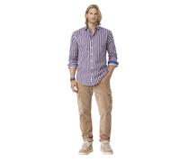 Robert Graham Minnow Striped Men's Shirt Cotton Long Sleeve Kent Collar Luxury