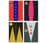 Robert Greene 6 Books Collection Set (The 48 Laws Of Power, The Art of Seduction, The 33 Strategies of War, Mastery, The Laws of Human Nature & The Daily Laws)