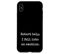 Robert Help I Fell Into An Emotion Funny Marcus VR Meme Case for iPhone XS Max