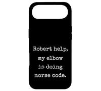 Robert Help My Elbow Is Doing Morse Code Funny Marcus Meme Case for iPhone Air