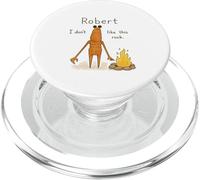 Robert I Don’t Like This Rock Marcus The Worm Meme PopSockets PopGrip for MagSafe