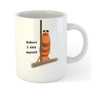 Robert I Sh*t Myself Mug | Marcus The Worm Inspired | VRChat TikTok Trend Meme Cup | Funny Coffee Mug | Gift Idea
