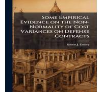 Robert J. Conley Some Empirical Evidence on the Non-Normality of Cost Variances on Robert J. Conley Multicolor