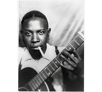 Robert Johnson Rare Photograph 11 X 15 - Marvelous Portrait of the Blues Legend - Photo Poster Print