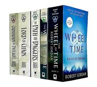 Robert Jordan Wheel of Time Series Collection 5 Books Set (Knife Of Dreams, New Spring, The Path Of Daggers, Lord Of Chaos, Crossroads Of Twilight)