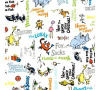 Robert Kaufman - Celebrate Seuss - Celebration Characters - White