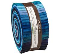 Robert Kaufman Fabrics Artisan Batik, Cotton, Open Waters, 2.5 inches