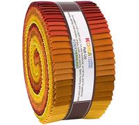 Robert Kaufman Fabrics Kona Fabric, Cotton, Assorted, 2.5 inches