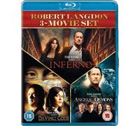 ROBERT LANGDON TRILOGY BLU RAY TRIPLE MOVIE FILM PART 1 2 3 DAN BROWN COLLECTION