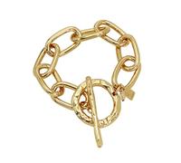 Robert Lee Morris Women's Bracelet Braided Link Bracelet One Size Metal No Gemstone