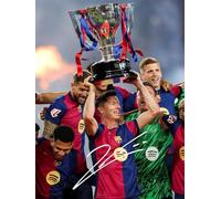 Robert Lewandowski - Barcelona Autographed Signed A4 Photo Print 3
