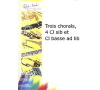 ROBERT MARTIN BACH J.S. - TROIS CHORALS