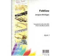 ROBERT MARTIN DESLOGES - FABLIAU, ALTO OU TENOR Classical sheets Saxophone