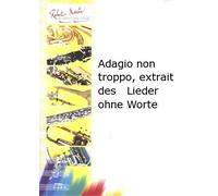 ROBERT MARTIN MENDELSSOHN F. - ADAGIO NON TROPPO, EXTRAIT DES LIEDER OHNE WORTE Classical sheets Violin