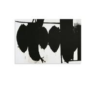Robert Motherwell Elegy to The Spanish Republic, No. 70 Spray Oil Paintings Home & Commercial Canvas Wall Art Poster Print Art Wall Painting Canvas Posters Modern Bedroom Decor 12x18inch(30x45cm)